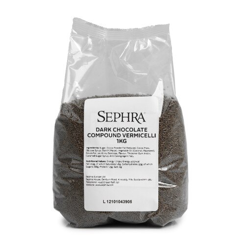Sephra Dark Chocolate Compound Vermicelli - 1kg